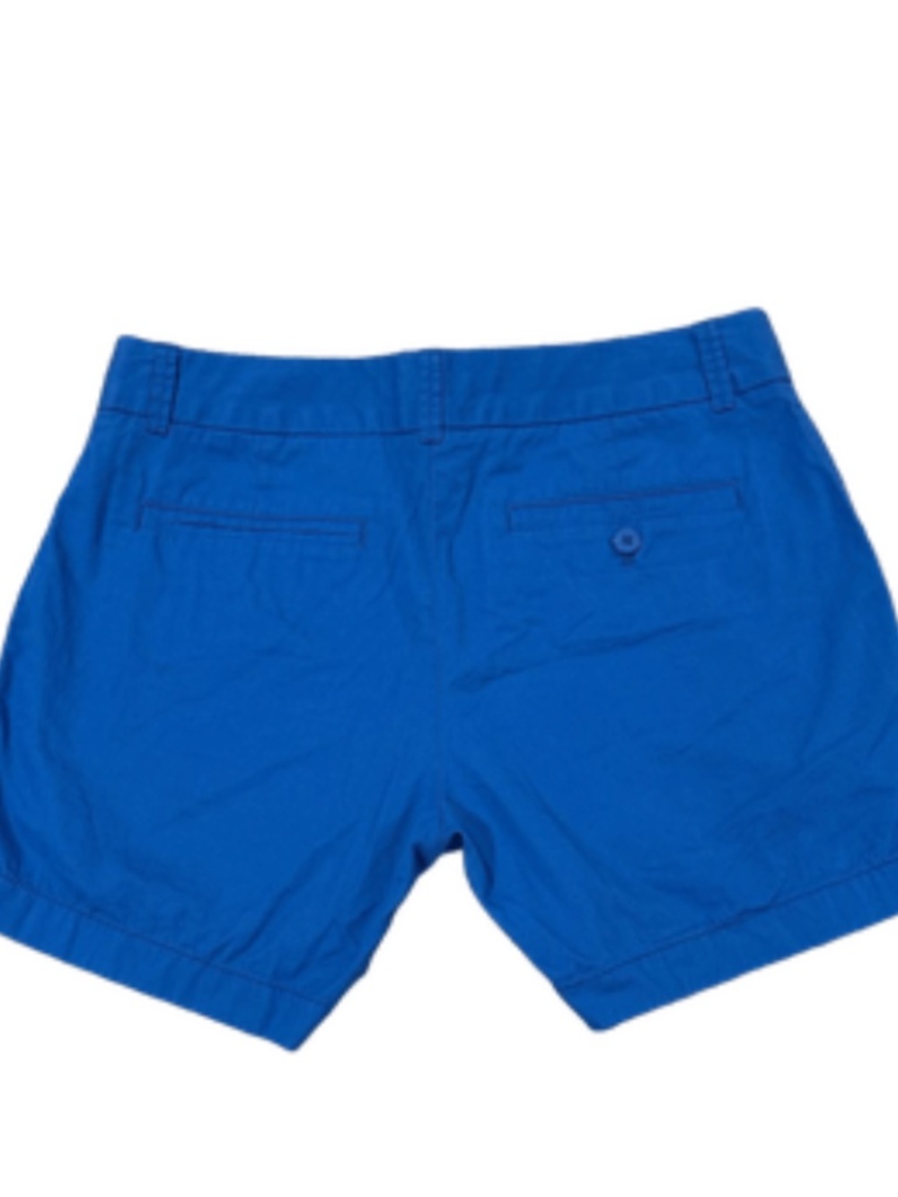J. Crew Broken-In Chino Shorts, Women’s Size 4, Cobalt Blue, Cotton - Picture 2 of 4